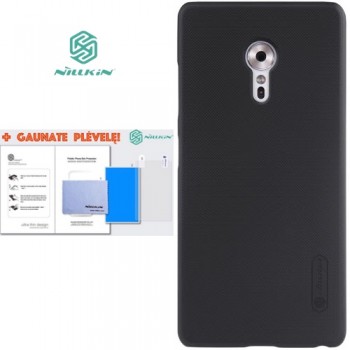 Zuk Z2 Pro dėklas juodas "Nillkin" Frosted Shield + plėvelė